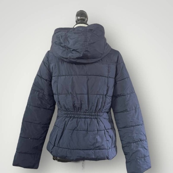 Aeropostale Women's Navy Puffer Jacket Medium - Picture 5 of 8